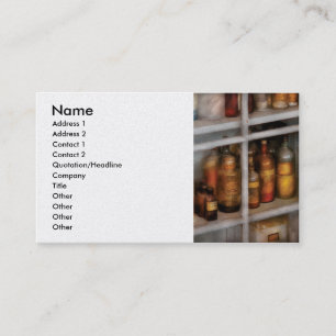 Tarjeta De Visita Químico - Laboratorio de Sabores