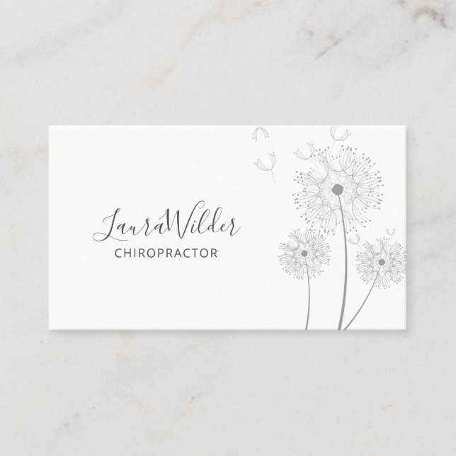 Tarjeta De Visita Quiropráctico Quiropráctico (Anverso)