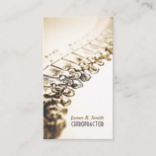 Tarjeta De Visita Quiropráctico, quiropráctico, clínica de salud