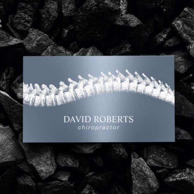 Tarjeta De Visita Quiropráctico Terapia de la columna quiropráctica  (Subido por el creador)