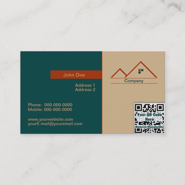 Tarjeta de visita R-Estate (Anverso)