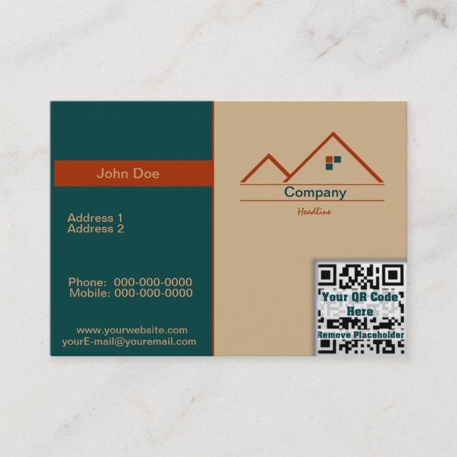Tarjeta de visita R-Estate (Anverso)