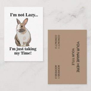 Tarjeta De Visita Rabbit Bunny Animal Mascota Whisperer