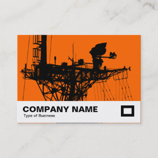 Tarjeta De Visita Radar Mast - Naranja