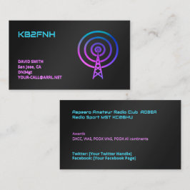 Tarjeta De Visita Radio amateur