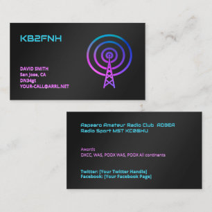 Tarjeta De Visita Radio amateur