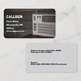 Tarjeta De Visita Radio Ham Amateur