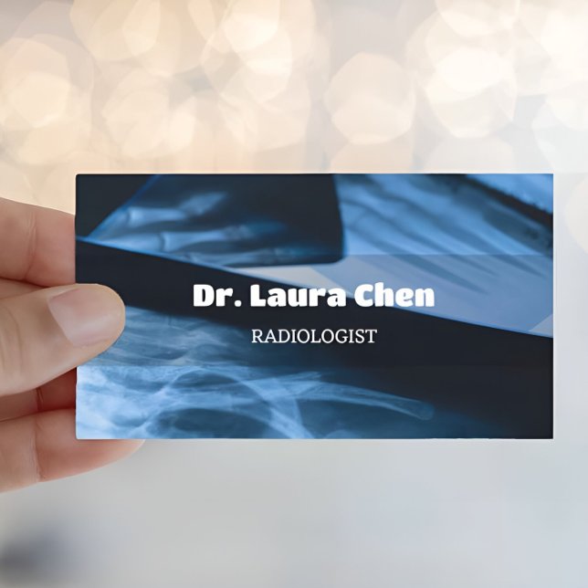 Tarjeta De Visita Radiología Radiológica (Radiologist Business Card)