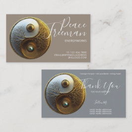 Tarjeta De Visita Raíz de la Armonía | Diseño Yin Yang