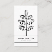 Rama botánica elegante de paisajismo blanco negro