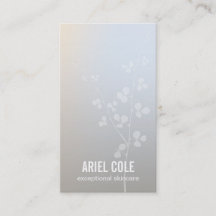 Rama de árbol gris luminoso simple y moderno