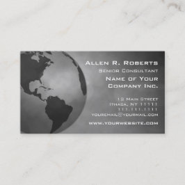 Tarjeta De Visita Rama global de Américas del comercio corporativa