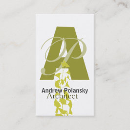 Tarjeta De Visita Rama Zen Ginkgo Negrita Naturaleza Capturadora De