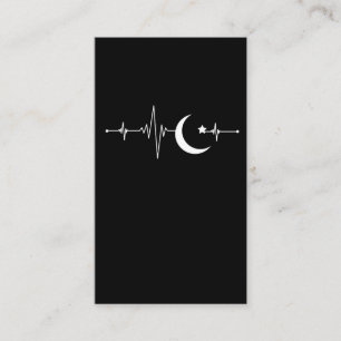 Tarjeta De Visita Ramadán Luna Islam latir musulmán creciente