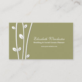 Tarjeta De Visita Ramas blancas abandonadas