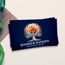 Tarjeta De Visita Ramas con sentido - El árbol del cerebro