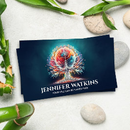 Tarjeta De Visita Ramas con sentido - El árbol del cerebro