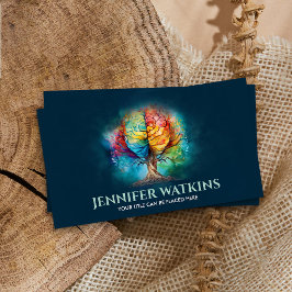 Tarjeta De Visita Ramas con sentido - El árbol del cerebro