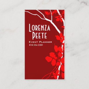 Tarjeta De Visita Ramas creativas (planificador de eventos)