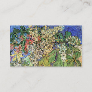 Tarjeta De Visita Ramas de castaño en flor Vincent van Gogh.