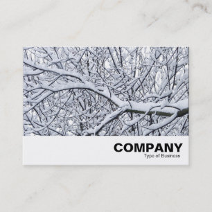Tarjeta De Visita Ramas de nieve