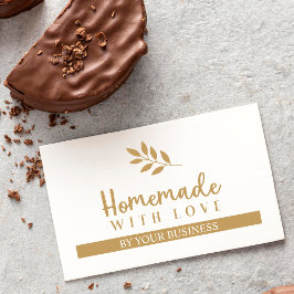 Tarjeta De Visita Ramas modernas caseras con cita de amor