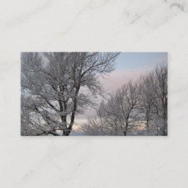 Tarjeta De Visita Ramas nevadas