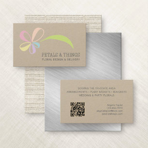 Tarjeta De Visita Ramo de flores de floristería