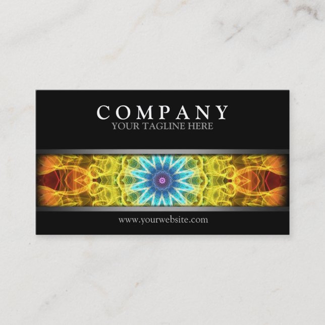 Tarjeta De Visita Ramo moderno de la flor (Anverso)