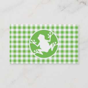Tarjeta De Visita Rana; Guinga verde