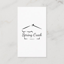 Tarjeta De Visita Rancho de caballo | Granja de caballos