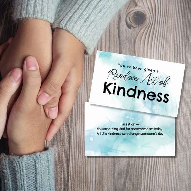 Tarjeta De Visita Random act of kindness business card (Subido por el creador)