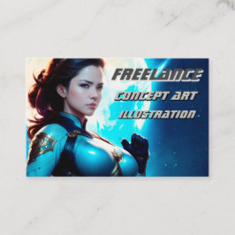 Tarjeta De Visita Ranger espacial Nova Sci-Fi Retro 50