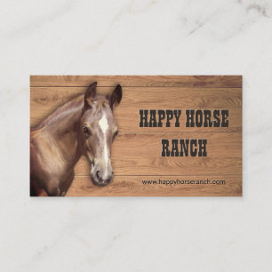 Tarjeta De Visita Rango de caballos