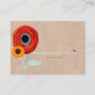 Tarjeta De Visita Ranunculus boutonniere Designer