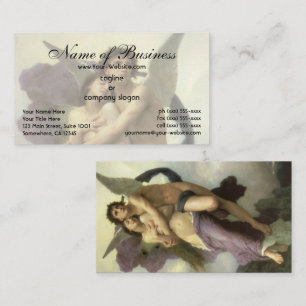 Tarjeta De Visita Rapto (Rapto) de Psique por Bouguereau