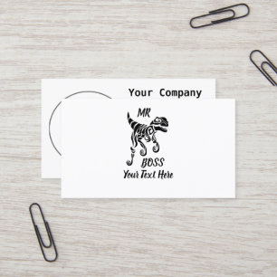 Tarjeta De Visita Raptor negro