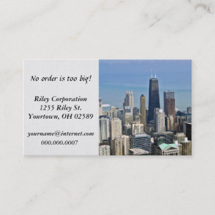 Tarjeta De Visita Rascacielos de la ciudad de Chicago