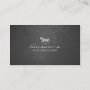 Tarjeta de visita rasguñada gris elegante del