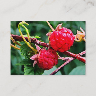 Tarjeta De Visita Raspberries silvestres ATC