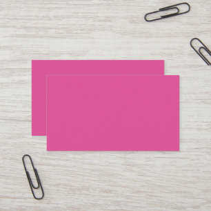 Tarjeta De Visita Raspberry Pink Business Card