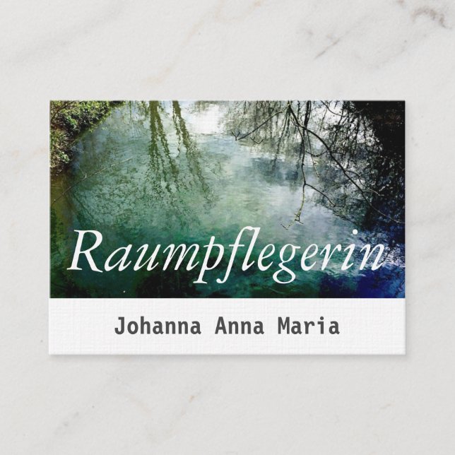 Tarjeta De Visita Raumpflege Visitenkarten (Anverso)