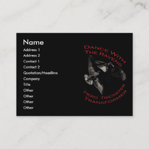 Tarjeta De Visita Raven el transformador