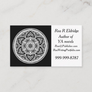 Tarjeta De Visita Raven Mandala