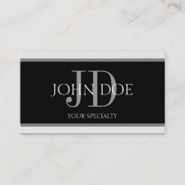 Tarjeta De Visita Raya horizontal B/B del médico