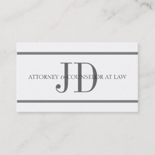 Tarjeta De Visita Raya W/W de Horiz del abogado