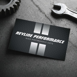 Tarjeta De Visita Rayas de Carreras de Alto Rendimiento para Autos N