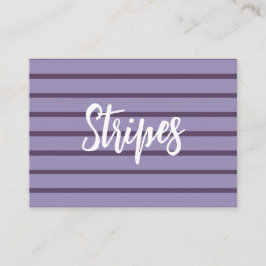 Tarjeta De Visita Rayas púrpuras