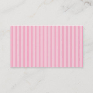 Tarjeta De Visita Rayas rosadas