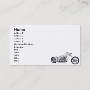 Tarjeta De Visita Rayo Blanco